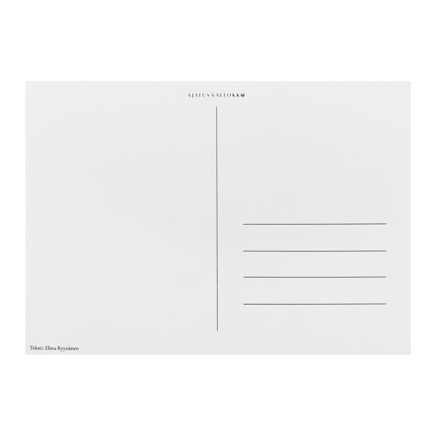 Myrskyävä meri -postikortti