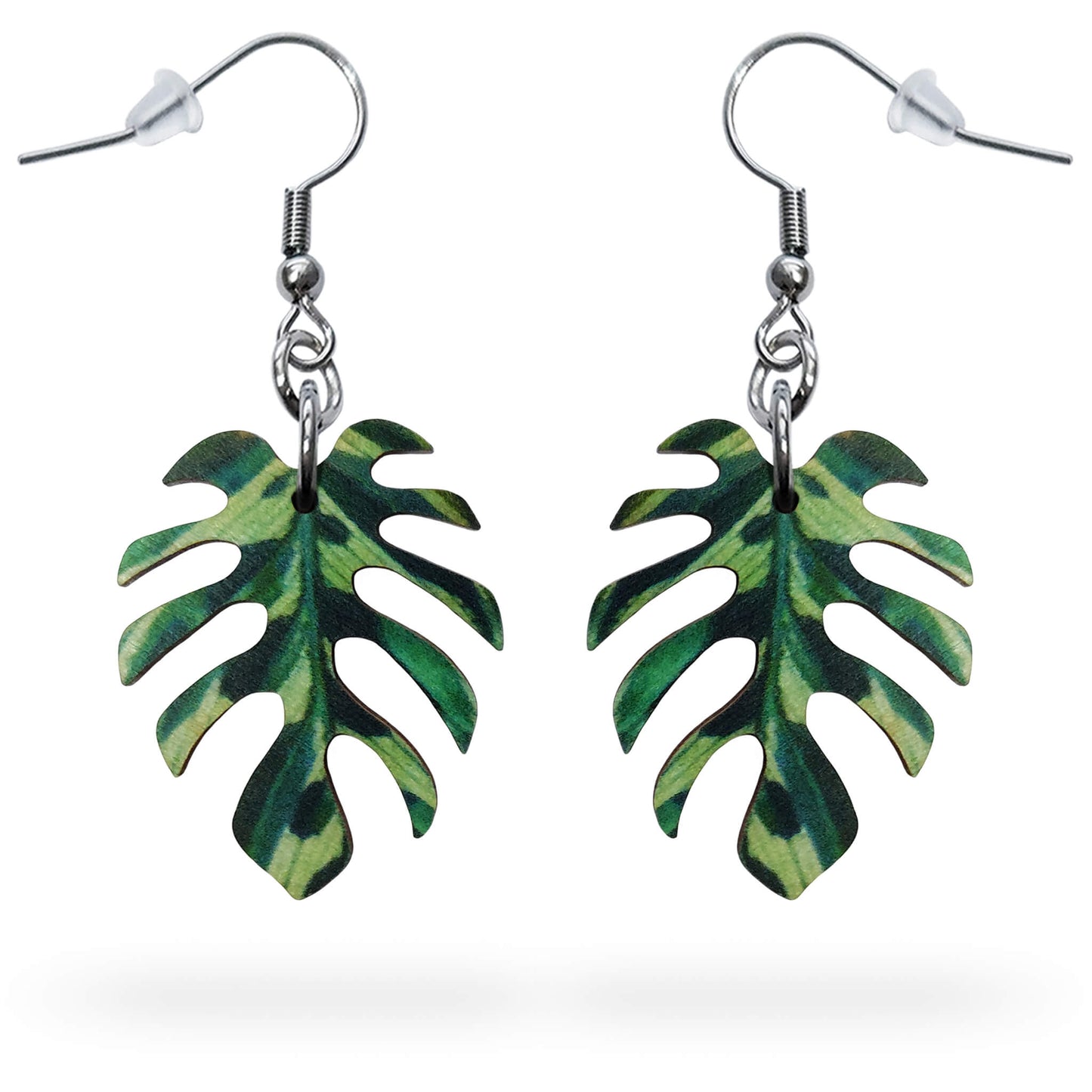 Roikkuvat peikonlehti korvakorut.