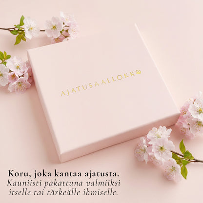 Avaruus -nappikorvakorut harmaa