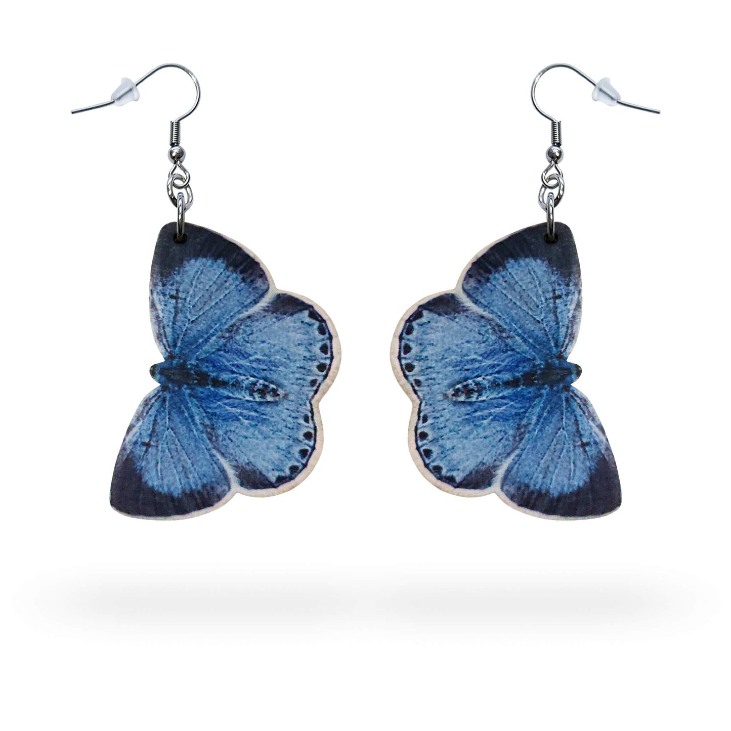 Paatsamasinisiipi perhonen korvakorut