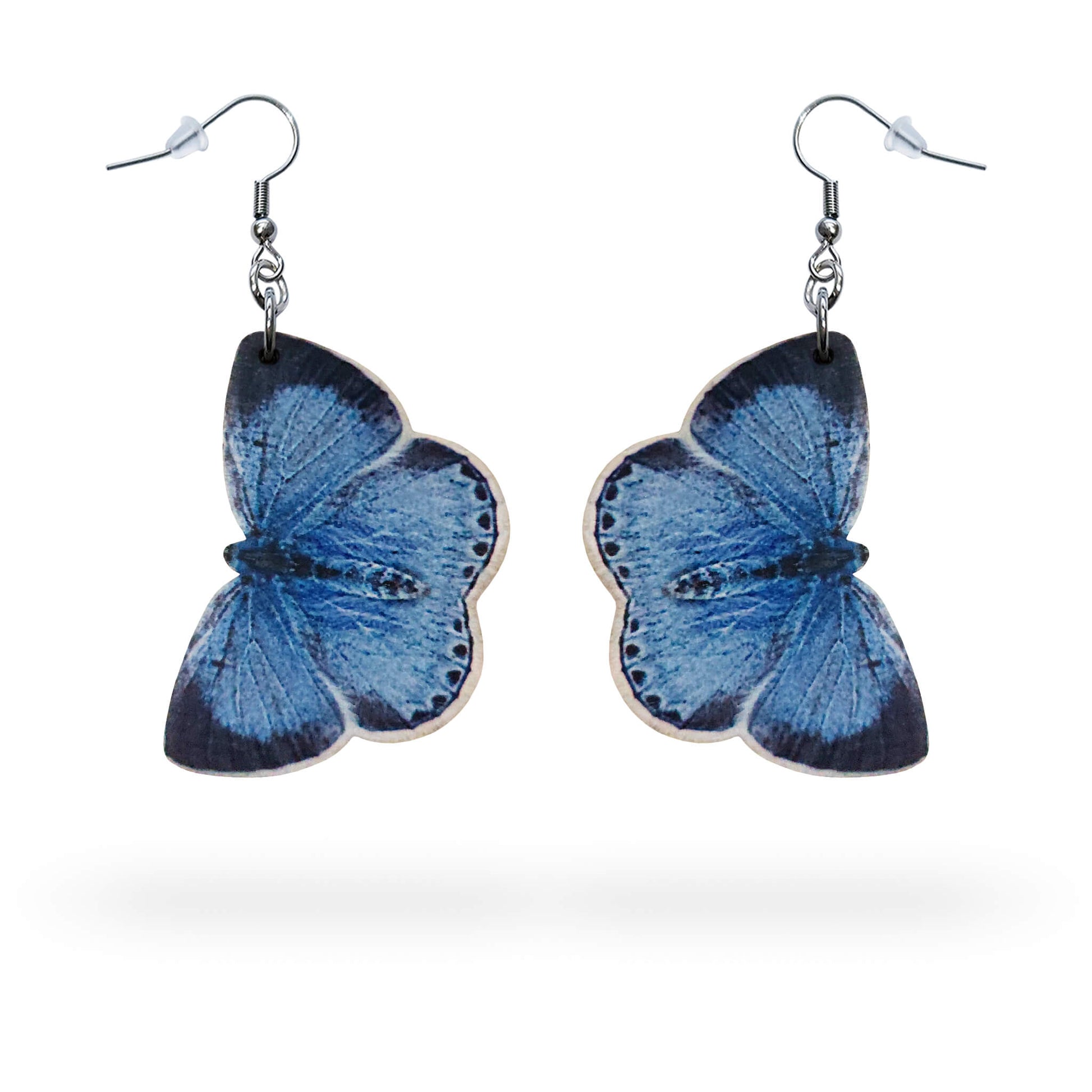 Paatsamasinisiipi perhonen korvakorut